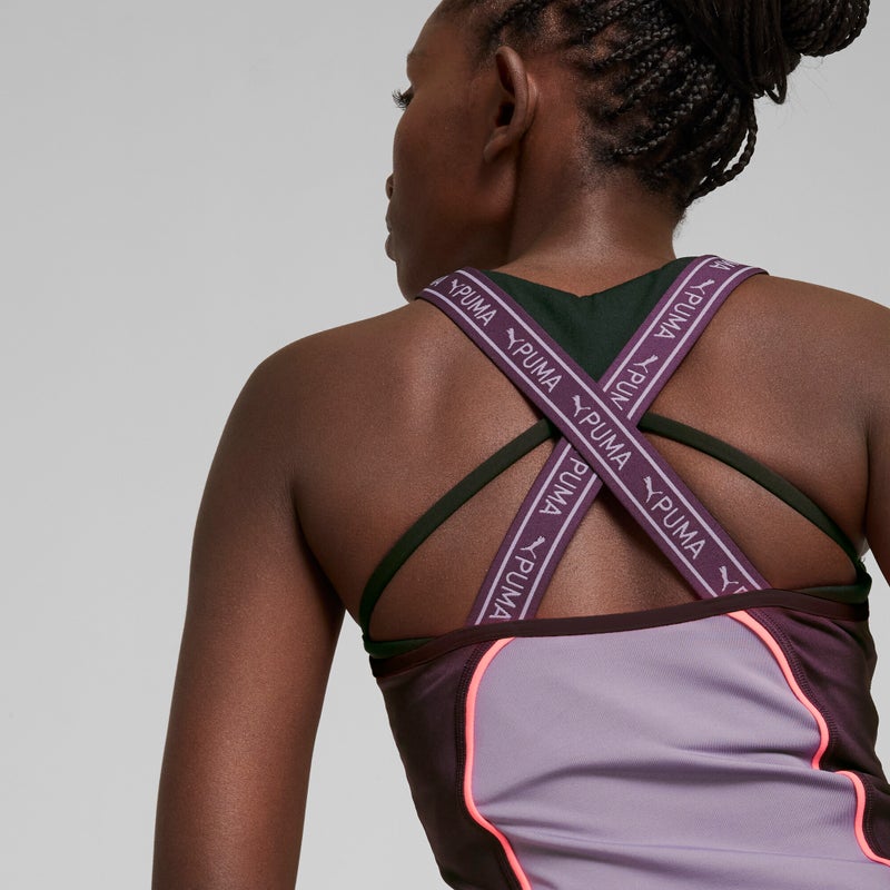 PUMA FIT Womens Purple Fitted Tank - Image 2